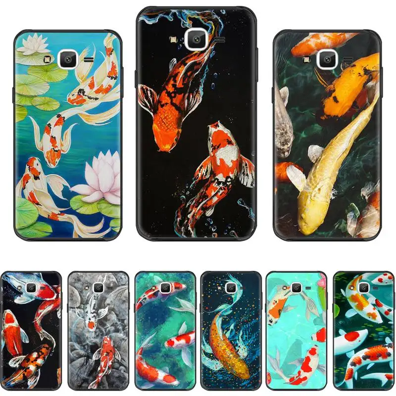 

Chinese Koi Fishes good luck Phone Case For Samsung Galaxy J2 J4 J5 J6 J7 J8 2016 2017 2018 Prime Pro plus Neo duo