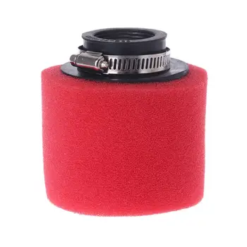 

1 Pc Red Motorcycle Double Sponge Air Filter Cleaner Straight Neck 35/38/40/42/45/48mm