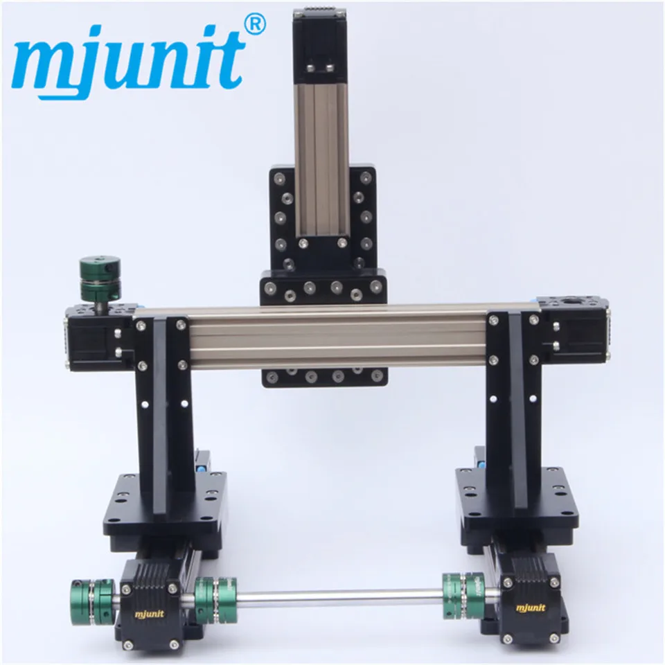 

mjunit xyz 3 axis linear motion guide rail module synchronous belt slide linear actuator for visual glue dispensing machine