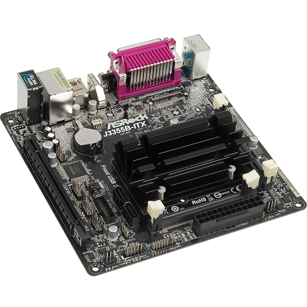 Материнская плата Asrock J3355B-ITX mini-ITX AC`97 8ch(7.1) GbLAN+VGA+HDMI