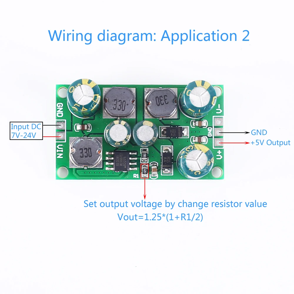 DC-DC 5V Шаг вверх вниз Питание модуль Boost, понижающий преобразователь постоянного тока 3 V-24 V to+/-5V