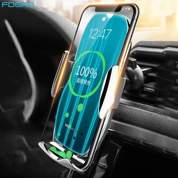 Caseierチーワイヤレス車の充電器iphone 8 × xr xs最大 10 ワット高速ワイヤレス充電器huawei社車の充電器サムスンS10