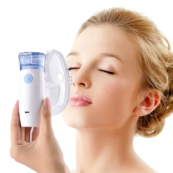 

Mini Handheld portable Inhale Nebulizer Mesh atomizer silent inalador usb autoclean nebulizador Adult Automizer inhaler for kids