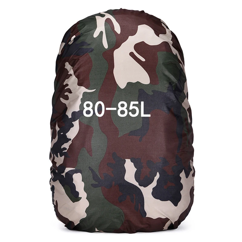 80-85L Camouflage 35-80L нейлоновый Пылезащитный Водонепроницаемый рюкзак, дождевик, регулируемый, Сверхлегкий, портативный, походный, походный, для защиты, для улицы, инструменты - Цвет: 80-85L Camouflage