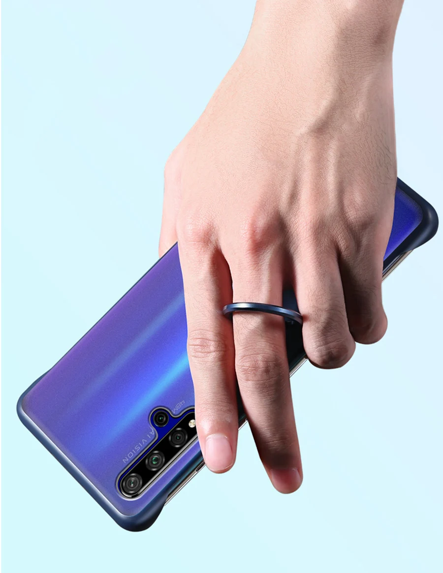 Бескаркасный бампер чехол для huawei Honor 20 20i 10i View 20 9X 8X Max 8C чехол прозрачный задняя крышка телефона для Honor 20 Pro чехлы