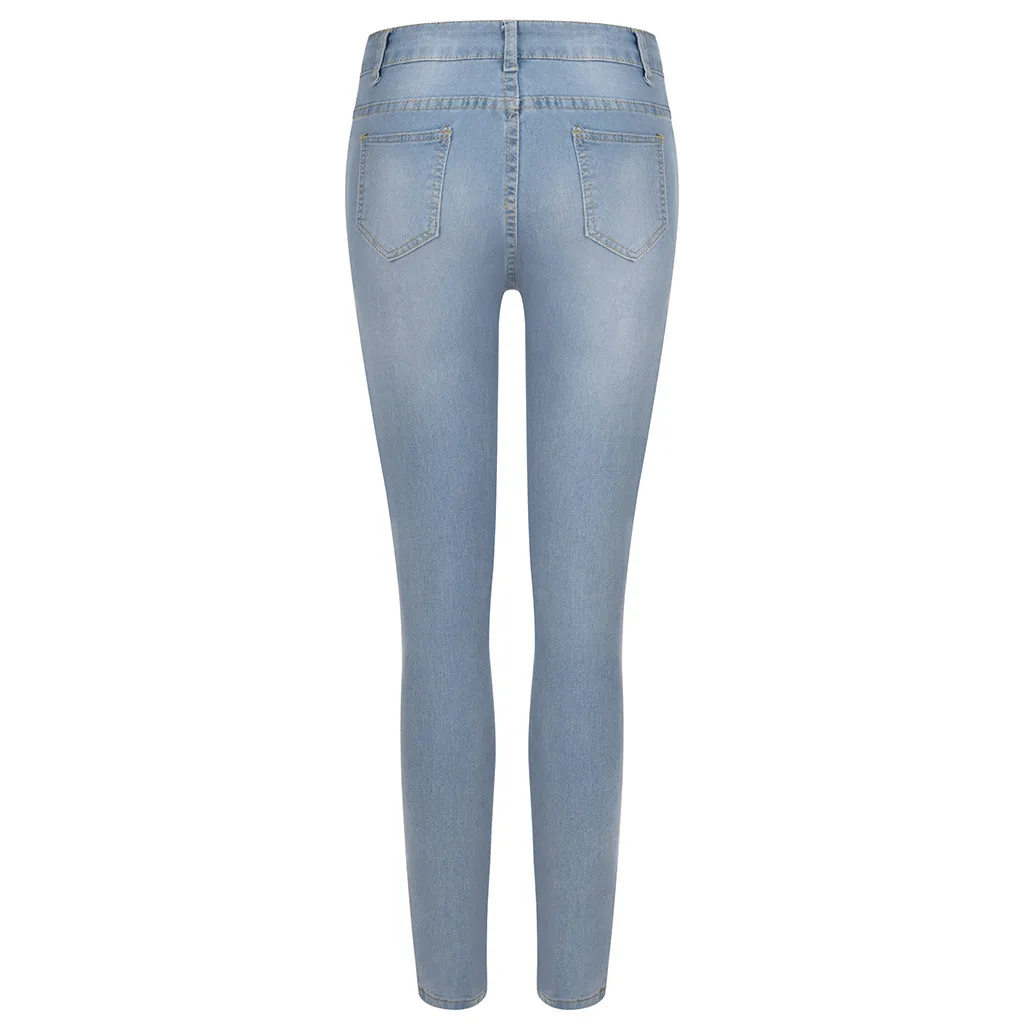 Hole Ripped Jeans Women Pants Cool Denim Vintage Straight Jeans For Girl High Waist Casual Pants Female Slim Jeans 10.16