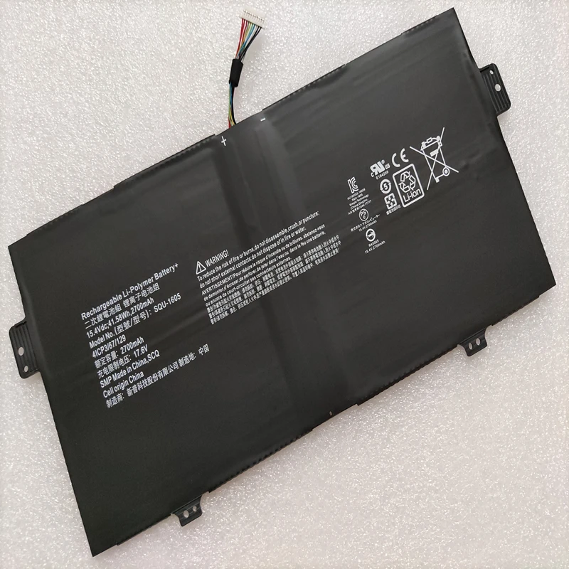 SQU-1605 для Acer Swift 7 SF713-51 SF713-51-M5PZ SF713-51-M90J спин SP714-51-M024 S7-371 41CP3/67/129 Оригинальная батарея