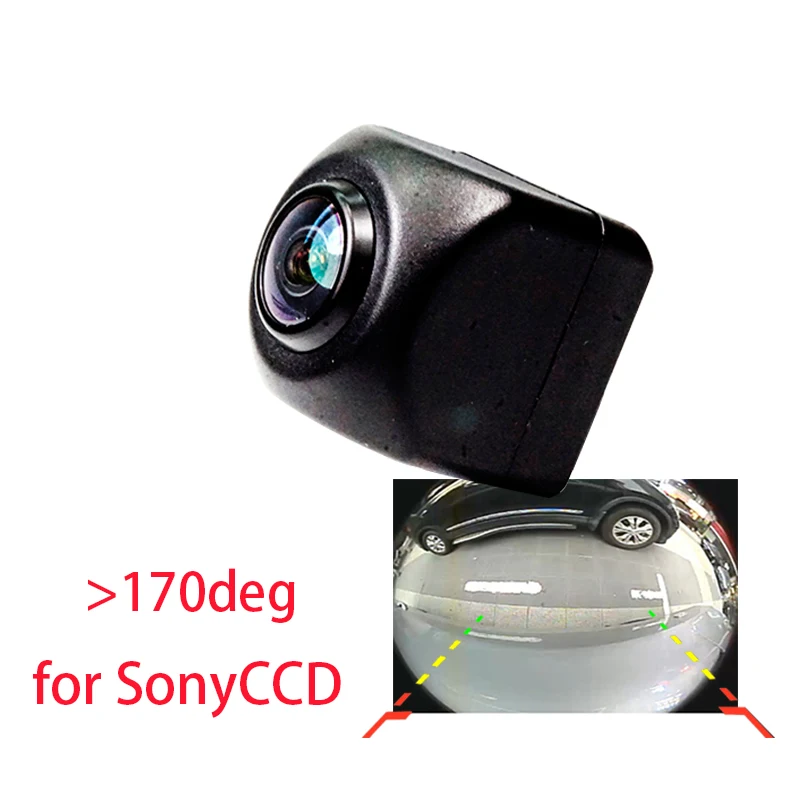 180deg CCD HD Автомобильная камера заднего вида для Toyota LAND CRUISER Резервное копирование динамических треков парковочная камера - Название цвета: Sonyccd 180deg