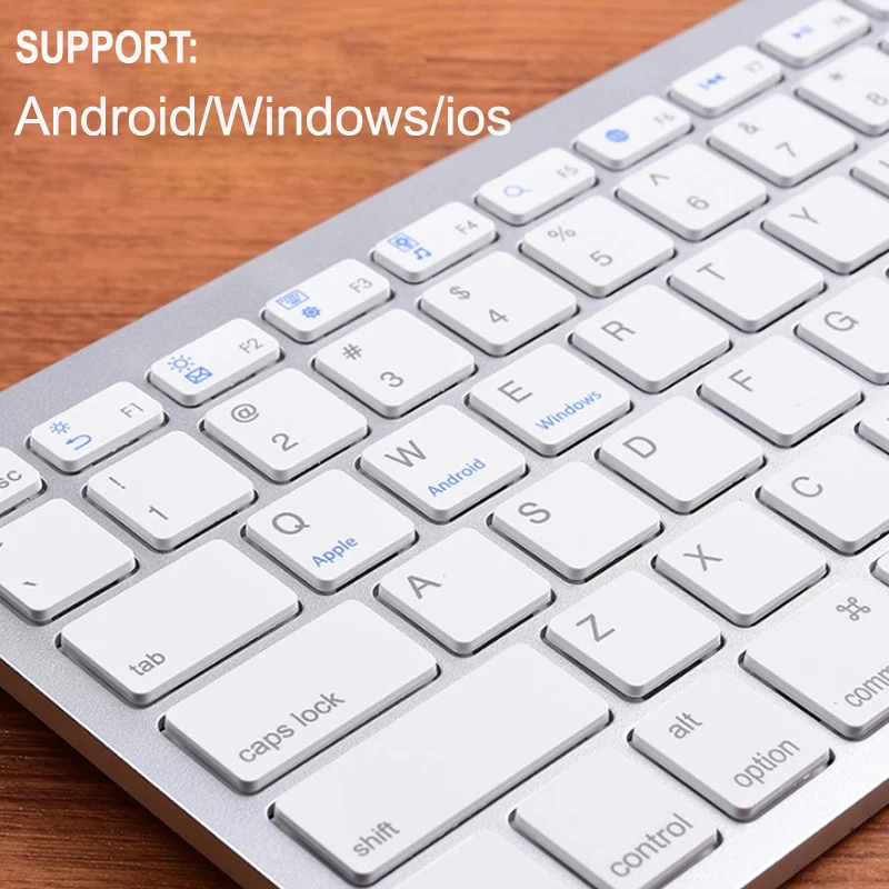 Беспроводная bluetooth-клавиатура с 78 клавишами, русская, французская, Корейская, английская, испанская, немецкая, беспроводная клавиатура для Windows, ios, iPad, Android