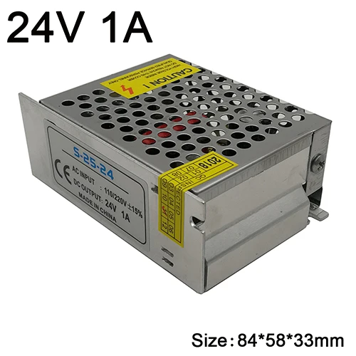24V освещение Трансформатор AC110V 220V постоянного тока до DC24V 1A 2A 3A 5A 6.5A 8.5A 10A 15A 16.5A 21A 30A переключение Питание Мощность конвертер - Цвет: 24V 1A