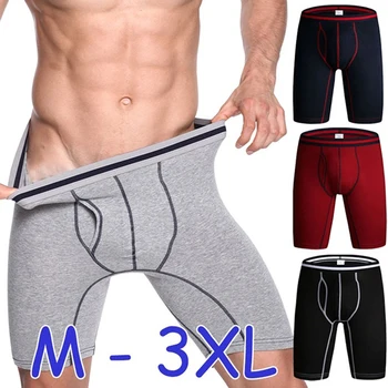 

2020 New Men's Boxer Pantie Lot Underpant Loose Large Short Cotton Underwear Boxer Comfortable Sports Wear-Resistant Boxers