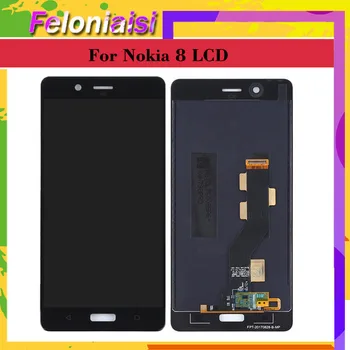 

For Nokia 8 2560x1440 5.3" LCD Display+Touch Screen Digitizer Assembly For Nokia8 N8 original lcd complete Replacement