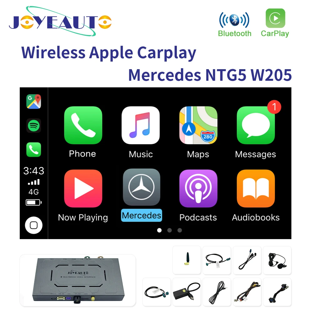 Joyeauto Aftermarket беспроводная Apple CarPlay модифицированная для Mercedes E класс OEM W212 15-19 NTG5 автомобильная игра с камерой заднего вида