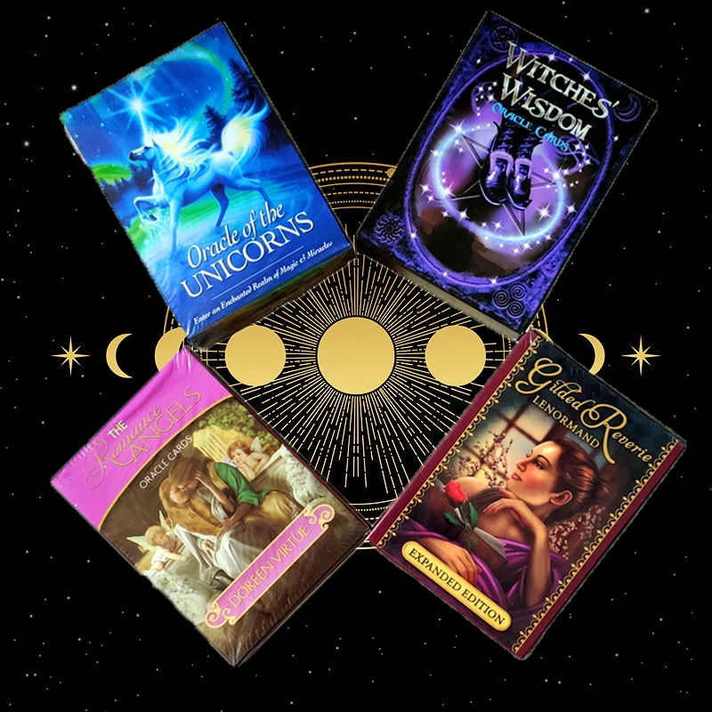 Read Fate lenormand Oracle Cards Mysterious Fortune Tarot Cards Game For Divination Fate Unicorn Oracle Destiny Card