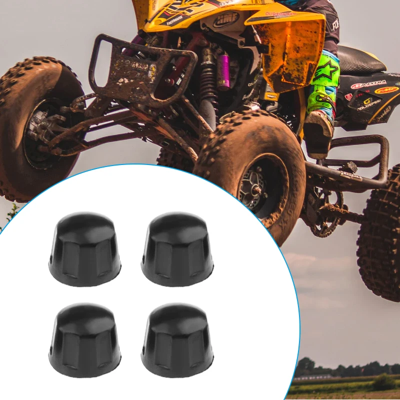 

4 Pcs Rubber Dust Nuts Covers Dust Protector Dust Guard For 50cc 70cc 110cc 125cc Quad Bike ATV Pit Dirt Bike UTV Motorcycle Etc