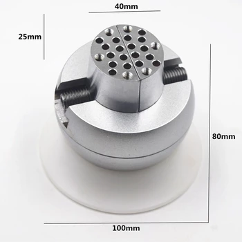 

SHGO HOT-Mini Engraving Ball Vise Block Ring Setting Tools Diamond Stone Setting 80Mm DIY Metal Block Ball Setting Device Jewelr