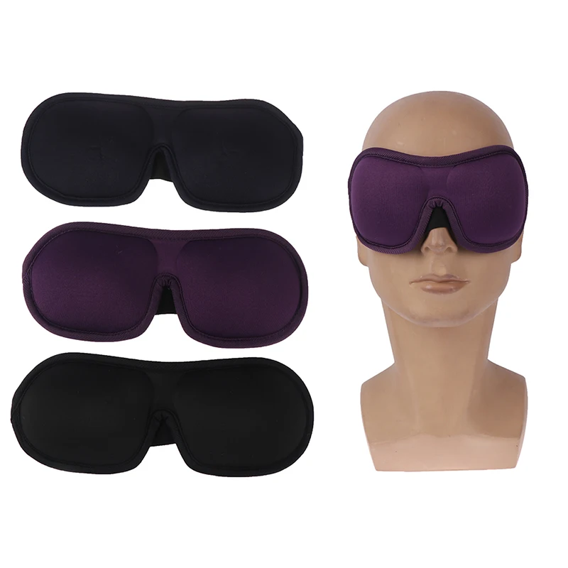 Natural Sleeping Eye Mask Eyeshade Cover Shade Eye Patch Women Men Soft Portable Blindfold Travel Eyecover 3D Sleep Mask