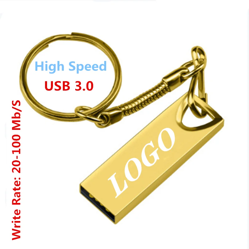Высокая Скорость USB 3 0 флеш накопитель 128 ГБ Usb флэш диск металла