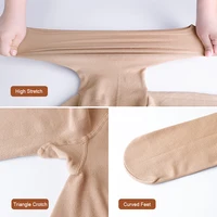 Girls Thermal Underwear Suits Nude Stretch Ballet Underwear Set Dance Tights Leotard for Winter - Image 4