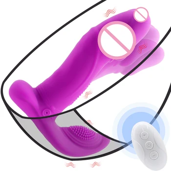 Wiggling Wearable Vibrator Mimic Finger Quiet Panty Vibrator Wireless Remote Control Vagina G Spot Stimulator Sex Toys for Women 1