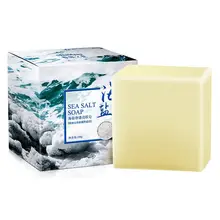 Горячая Удаление прыщей поры, акне лечение море мыло с солью очиститель увлажняющее козье молоко мыло для ухода за кожей мытье основа мыло