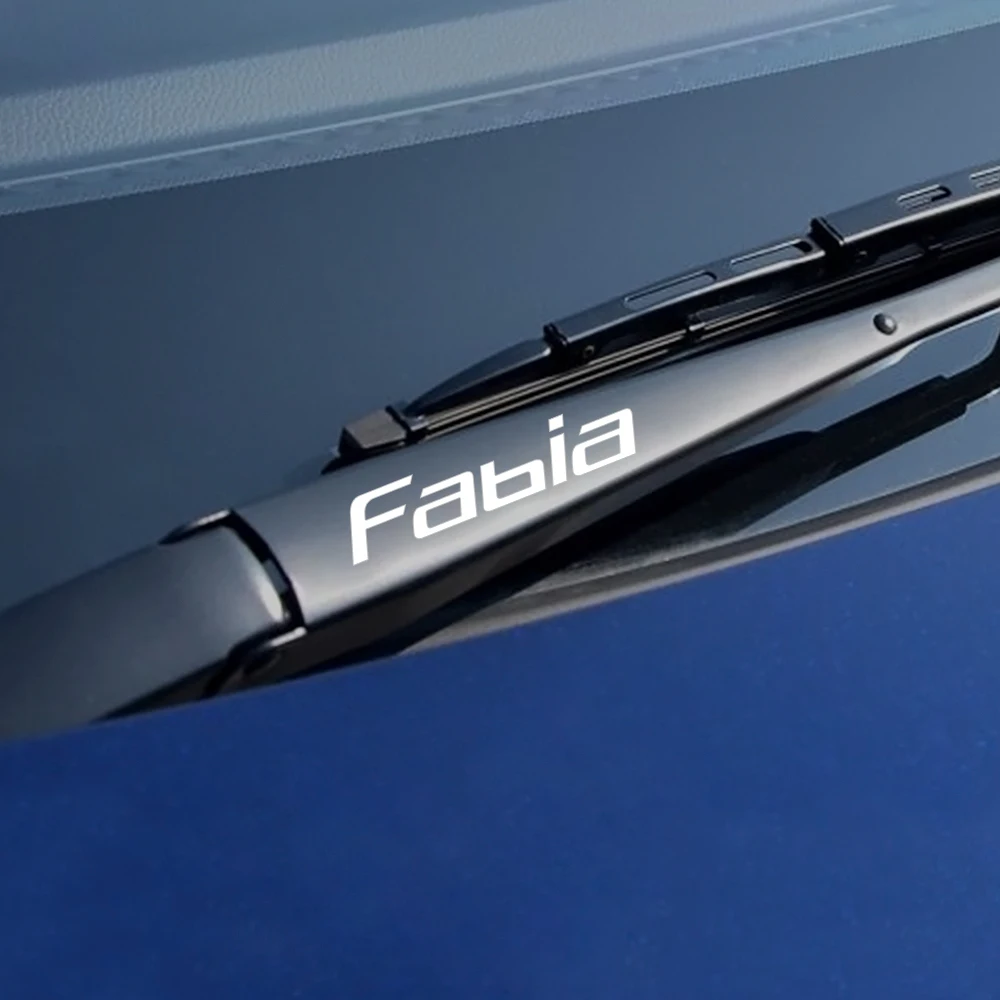Для Skoda Fabia 1 2 3 MK1 MK2 4 шт. автомобильный стеклоочиститель ПВХ наклейки настенные