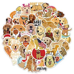 10/30/50pcs Mignon Golden Retriever Chien Graffiti Autocollants Enfants Jouet BRICOLAGE Scrapbooking Journal Réfrigérateur Téléphone Portable Bagages Autocollant De Dessin Animé 