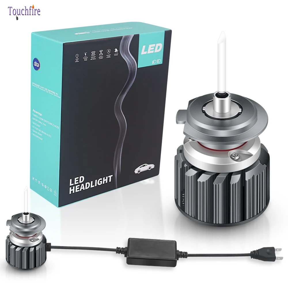 Bombilla de faro de coche Canbus sin ciego, 360 W, tubo de cuarzo LED H1 H7 H11 HB3 HIR2, 2 piezas, 100 grados, 16000LM, 12V|Bombillas (LED) de faros delanteros| - AliExpress