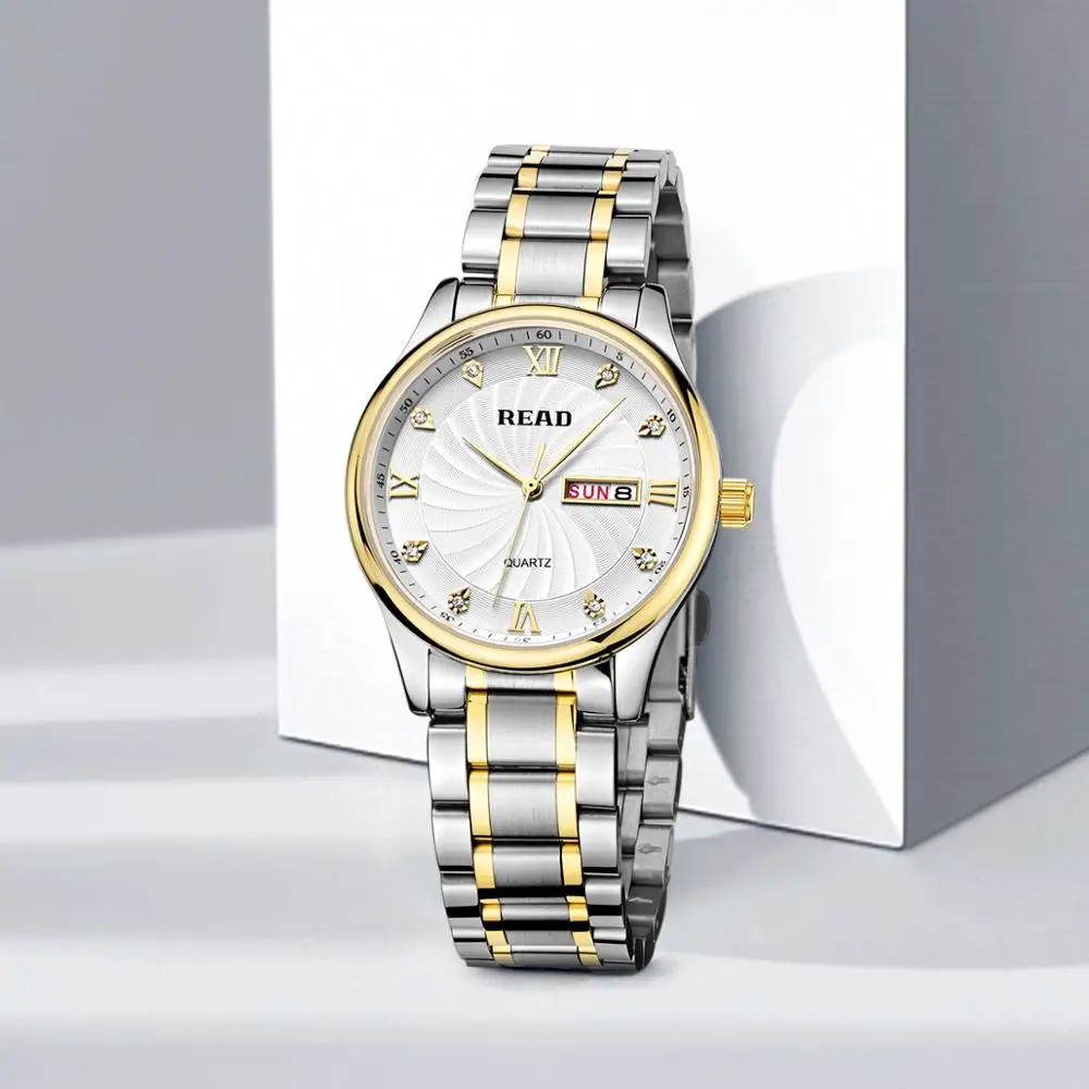 

Men Watches READ 2020 Top Brand Luxury Quartz Watch Stainless Steel Band Wristwatch Fashion Male Clock Relojes Para Hombre