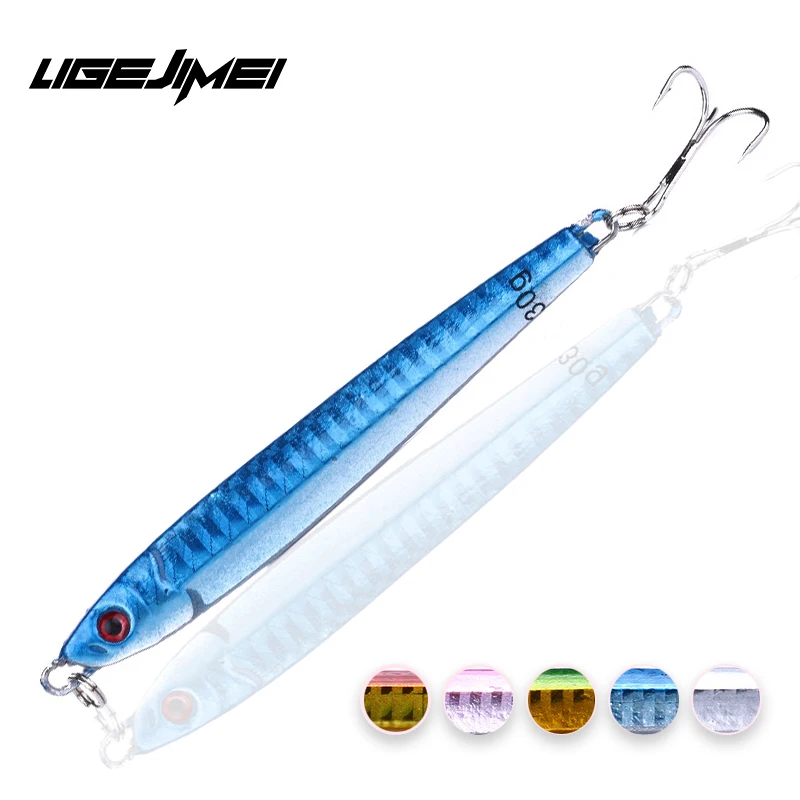 Slow Jigging Lure Metal Jig 30g 90mm Fishing Big Bait Sea Iscas Artificiais Tackle Accessories Lead Fish | Спорт и развлечения