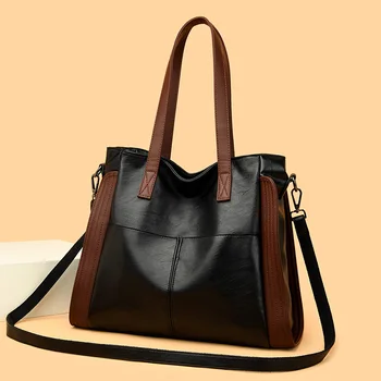 

Soft Leather Woman Handbag Female Fashion Shoulder Bag Women Crossbody Pack Solid Color Ladies Totes High Quality Bolsa Feminina