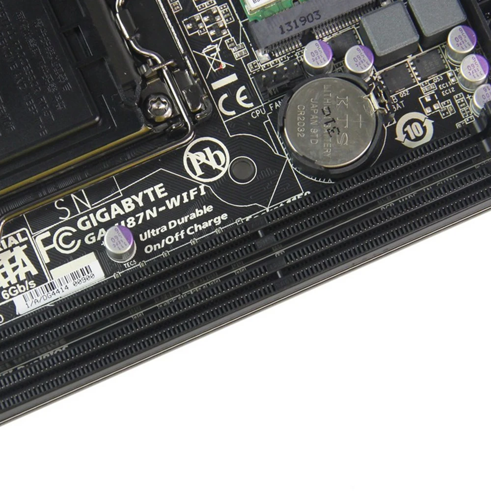 Оригинальная б/у настольная Материнская плата Gigabyte GA-H87N-WIFI H87 Socket LGA 1150 Core i7/i5/i3/Pentium/Celeron DDR3 Mini-ITX