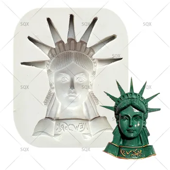 

High Quality Liberty Silicone Fondant Cake Mold Cake Decorating Tools Soap Candle Mold Tools15228