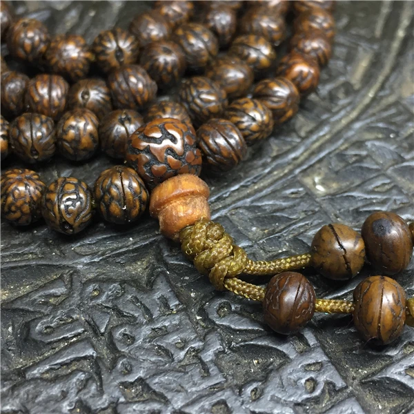 Ожерелье в тибетском буддистском стиле с искусственными глазами Феникса 108|mala