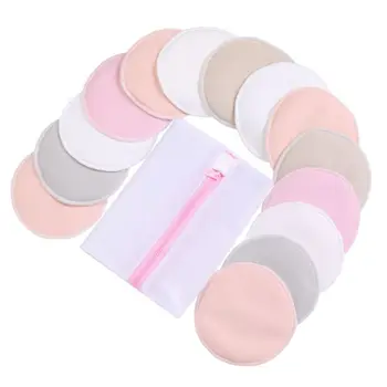 

(6 Pack) Bamboo Nursing PadsWith Bonus Laundry Bag Reusable Washable Breastfeeding Pad