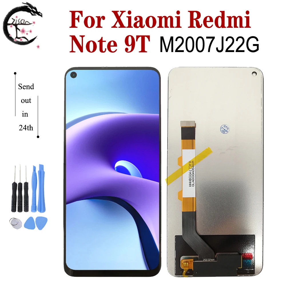 ЖК-дисплей 6 53 дюйма для Xiaomi Redmi Note 9T M2007J22C J22 сенсорный экран с дигитайзером в сборе