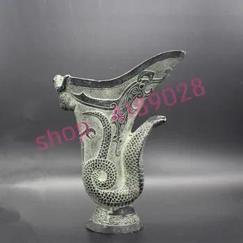 

Ancient bronzes, twelve Chinese Zodiac snakes Warring States cups, antiques Collectibles
