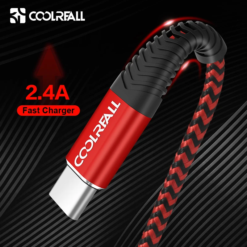 Coolreall USB Type C кабель для Samsung S10 S9 быстрой зарядки Huawei P30 20 Xiaomi провод зарядное