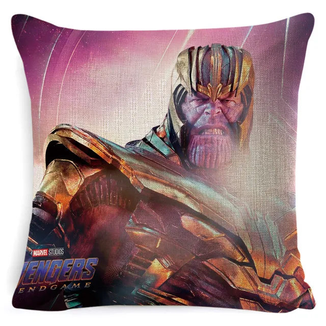 Мстители Endgame Чехлы для подушек из хлопка и льна Чехлы для подушек 45x45m Чехлы для подушек в спальню для дома отеля