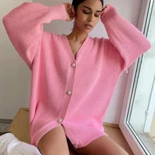 

2021 Coat Sweater Pure Color Casual Sweater Loose Long Sleeve Cardigan Women's Top Womens Blouses and Tops vintage long sleeve