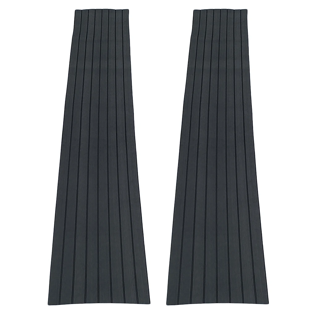 

2x Non-Slip Traction Pad Deck Grip Mat Trimmable EVA Sheet Adhesive for Boat Kayak Skimboard Surfboard SUP Black