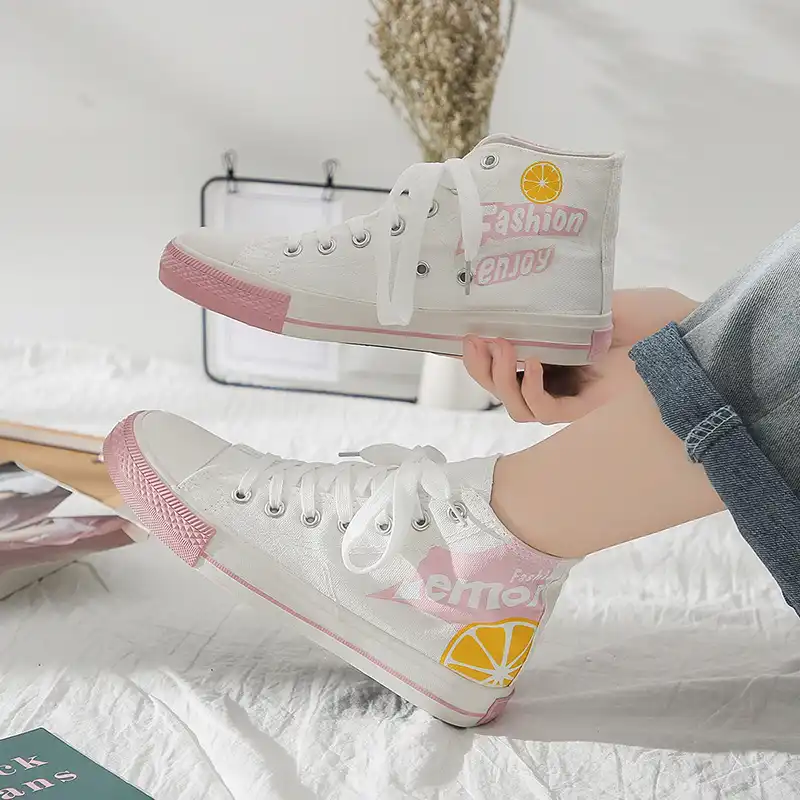 cute high top sneakers