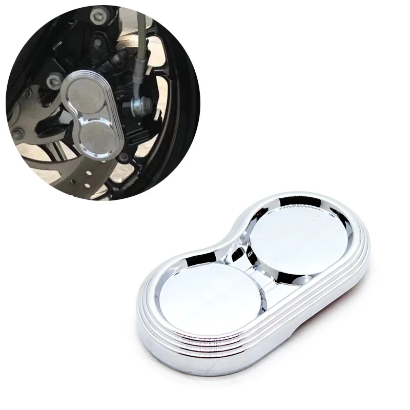 

Motorcycle High Quality Chrome Front Caliper Cover Accessories Decorate Sticker fits for Indian Scout 2015 16 17 18 2019 Models