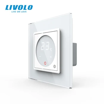 

Livolo Smart Thermostat EU Standard Temperature Control, floor heating thermostat ,4 colors Crystal Glass Panel , AC 110-250V