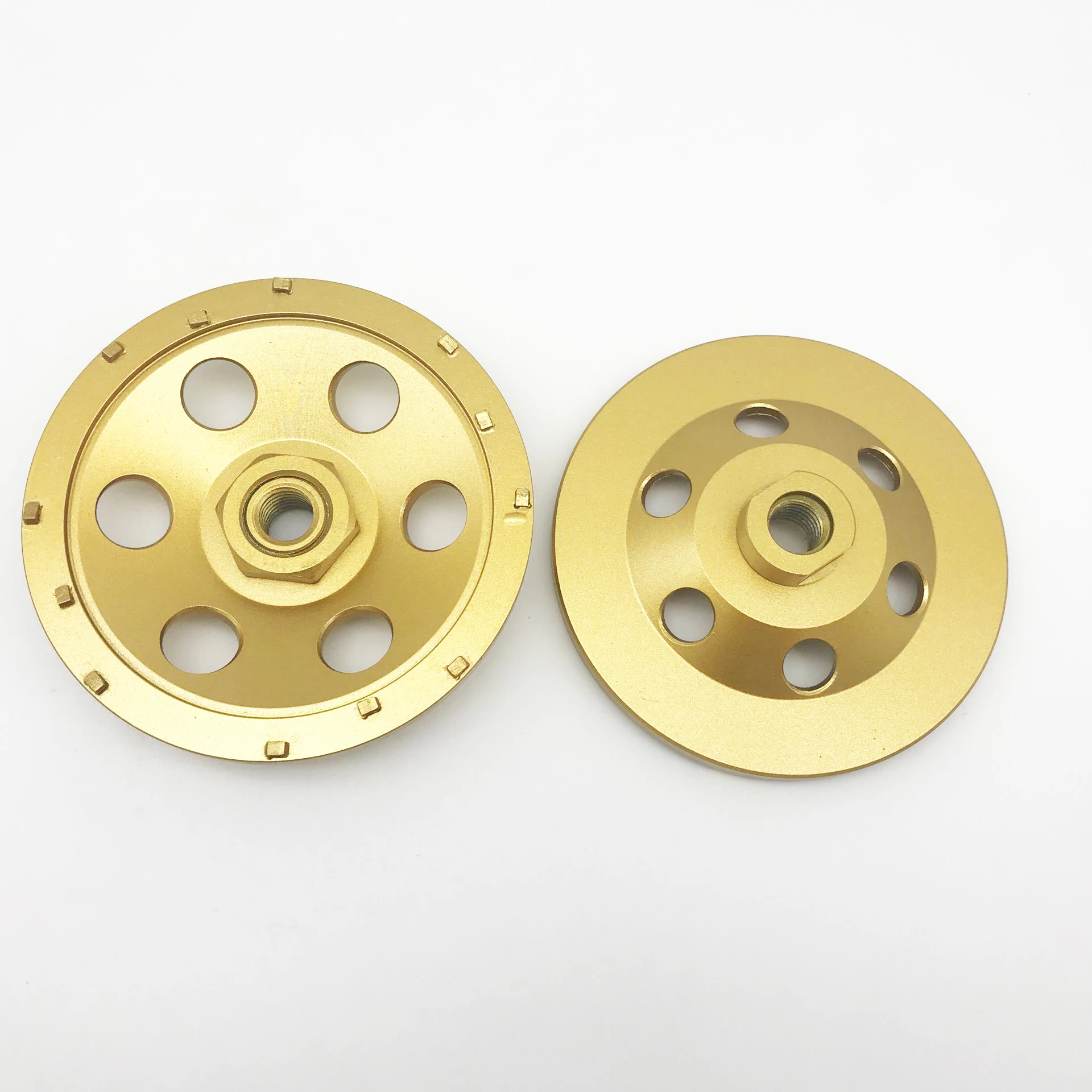 

PCD Grinding Cup Wheel 12 Segments M14 or 5/8"-11 Threads