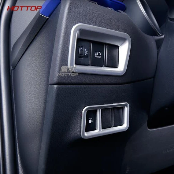 Для Toyota CHR C-HR ABS матовая фара кнопка регулировки переключатель крышка рамка аксессуары для стайлинга автомобиля 2 шт./компл