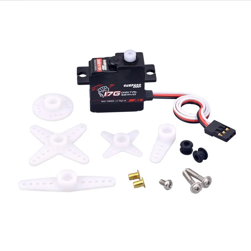 RC автомобиль Servo 17 гр Пластик Шестерни 2 6 кг цифровой сервопривод для Самолет