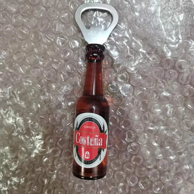 Creative Simulation Beer Bottle Opener Multifunctional Magnetic Refrigerator Magnet Bottle Bar Decoration Kitchen Gadgets R
