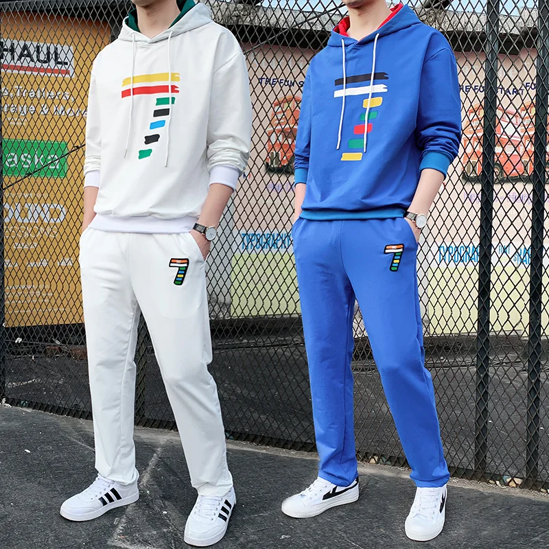 Streetwear Rainbow Number Printed Tracksuit Men Two Piece Set Colorful Seven Hoodie Pants Tracksuit Trend Loose Fit Tracksuit Streetwear Rainbow Number Printed Tracksuit Men Two Piece Set Colorful Seven Hoodie Pants Tracksuit Trend Loose Fit Tracksuit