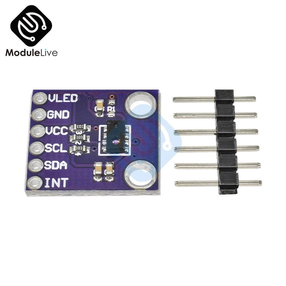 

AP3216 ALS PS Sensor Digital Ambient Light Sensor Proximity Sensor Module For Arduino Electronic Tools